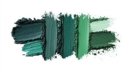 eye shadow strokes texture. Selective focus.