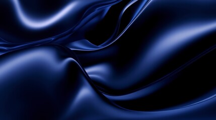 Fototapeta premium Stunning Dark Blue Abstract Fluid Design