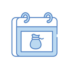 Salary vector icon stock illustration 