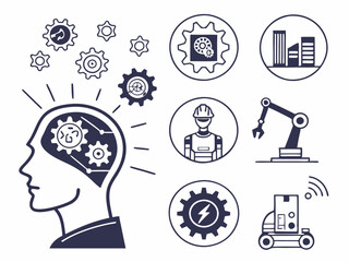Set of Innovation and Technology Icons