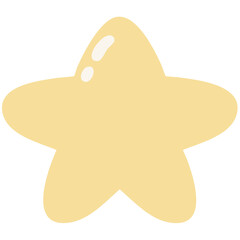 Cute Pastel Star Doodle