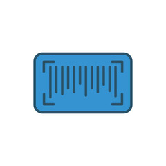 Barcode  vector icon stock illustration