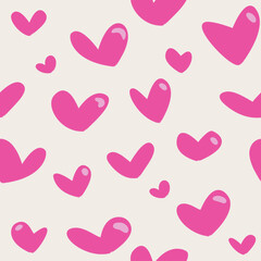 seamless hearts pattern