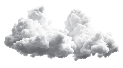 [Transparent Background PNG]Abstract Fluffy Cloudscape Design