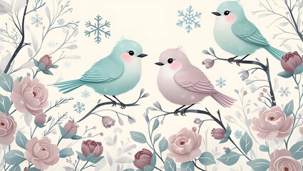 birds on the branches