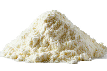 [Transparent Background PNG]Pile of Flour Close-up