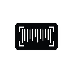 Barcode  vector icon stock illustration