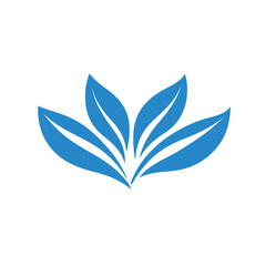 logo for organic vitamins and products using the blue and white colour

