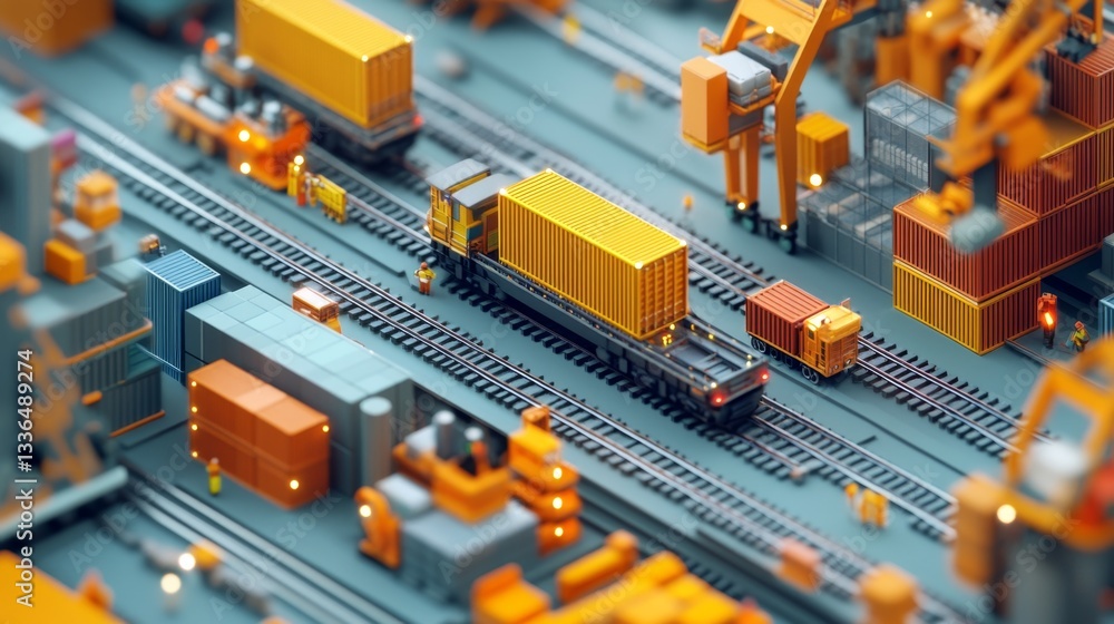 Poster mapping the logistics network global overview gigapixel visualization digital environment strategic 