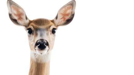 deer isolated on white