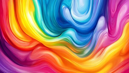 Obraz premium Colorful background with abstract fluid marble texture. Colorful liquid painting background