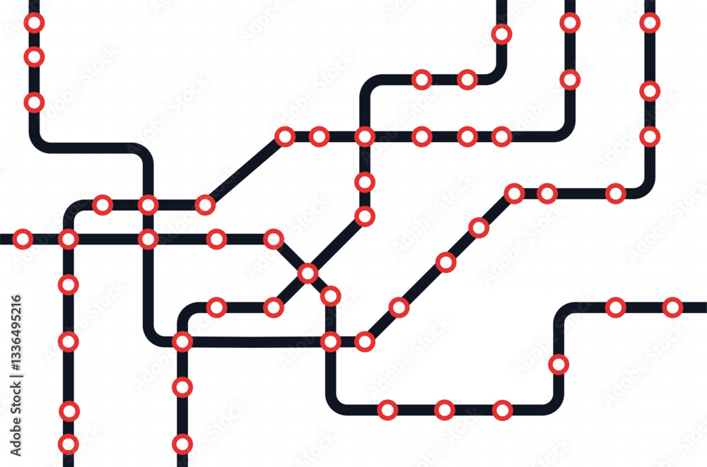 Poster circuit connect lines and dots. network technology and connection concept. decentralized network nod