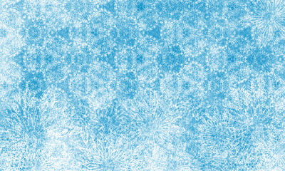 キラキラ雪の結晶背景