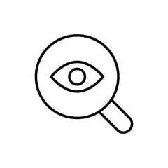 Inspection  vector icon stock illustration