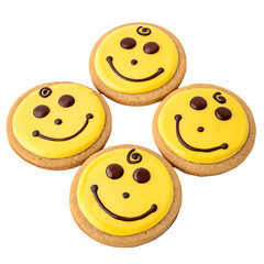 Obraz premium Happy Smiley Face Cookies