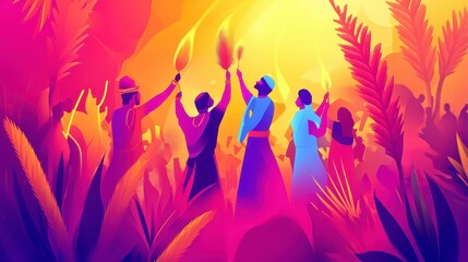 Vibrant Celebration of Unity