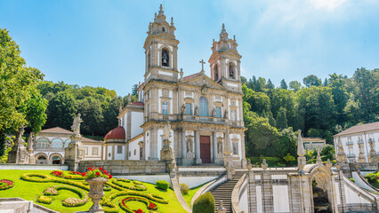 The Sanctuary of Bom Jesus do Monte in Braga, Portugal
