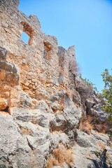 The medieval fortress of Simena. Turkey, Kekova