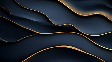 Midnight blue with a soft golden gradient, luxury and refinement combined
