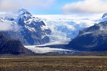 il ghiacciaio Skeidararasandur in Islanda