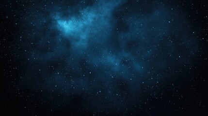 Obraz premium Mysterious Dark Nebula Absorbing Light in Deep Space with Starry Background