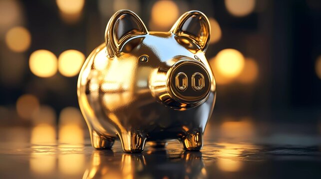 Piggy bank with scattered coins, reflecting financial literacy, economic planning, and responsible money-saving habits, perfect for finance-related content, comic-style artwork