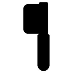 Brush Clean Tool Glyph Icon