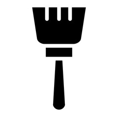 Brush Design Paint Glyph Icon