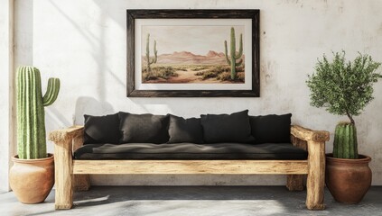 Rustic Desert Living Room