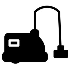 Washing Vacuum Cleaner Glyph Icon