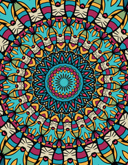 Intricate Mandala Design Featuring Intricate Floral Patterns