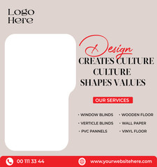 Interior Design Social Media Post