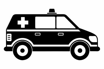 medical health car line art silhouette vector illustration