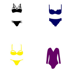 logo bikini panties lingerie women's clothing modern premium