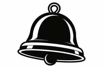 school bell line art silhouette vector illustration