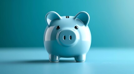 Piggy bank with scattered coins, reflecting financial literacy, economic planning, and responsible money-saving habits, perfect for finance-related content, comic-style artwork