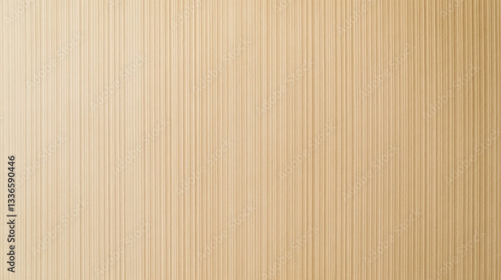 Poster a textured surface in a warm beige tone, featuring vertical lines that create a subtle, sophisticate