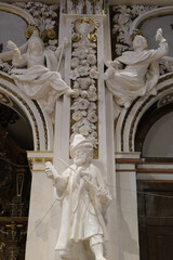 interior igreja barroca entalhe arquitetura valencia espanha viagem europa cidade 