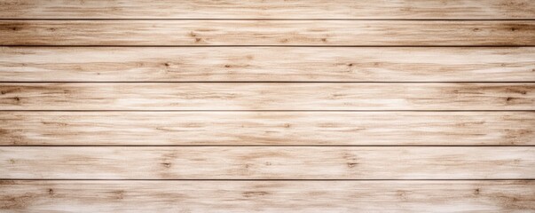 Naklejka premium A close-up view of a wooden panel wall, showcasing the natural grain and texture of light-colored wood.