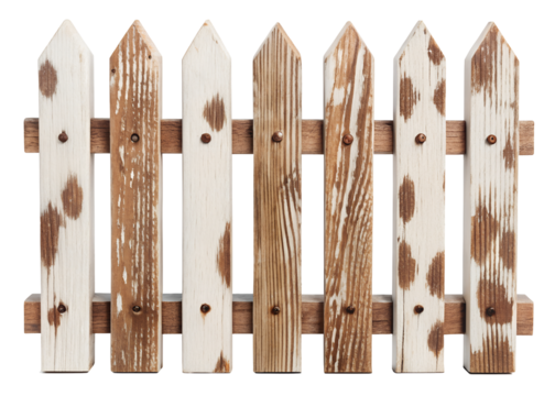 picket fence clipart image on transparent background