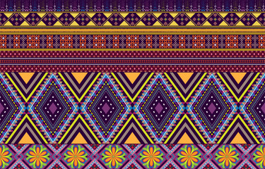 Seamless Ikat Pattern. Abstract background for textile design, wallpaper, surface textures, wrapping paper.