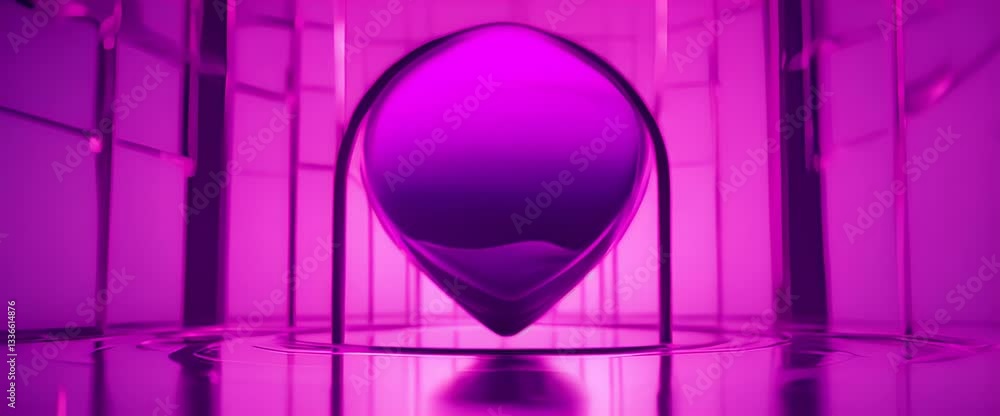 Poster anamorphic video purple abstract image featuring smooth creating an abstract backdrop with liquid 4k