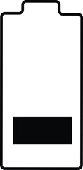 Battery icon vector