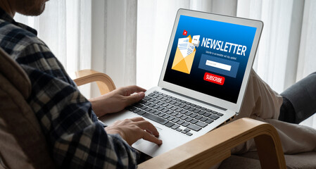 newsletter signup page on computer for customer to subscribe snugly newsletter update information...