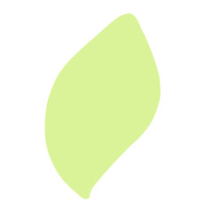 연두색 잎