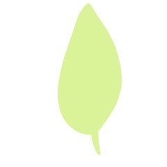연두색 잎