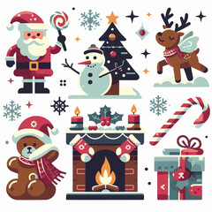 christmas, background, illustration, card, decoration, xmas, winter, greeting, design, holiday, celebration, white, vector, happy, art, banner, merry, graphic, abstract, tree, year, season, red, new, 