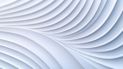 Obraz premium A serene abstract design featuring flowing white curves, creating a sense of depth and movement.