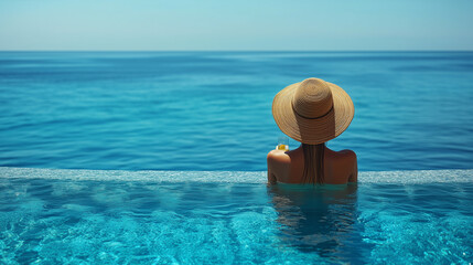 Luxury Infinity Pool Overlooking the Ocean