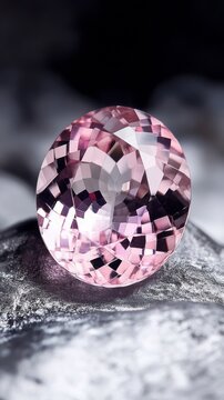 White background ovalcut soft pink morganite gemstone restrictions applies7